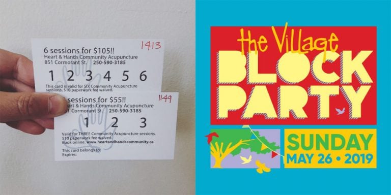Earlybird Acupuncture Seat Sales May 26 – 31, starting @ The Village Block Party!