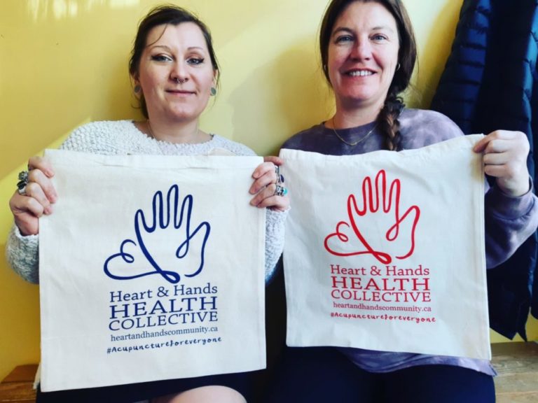 H&H totebags now available in the lobby!