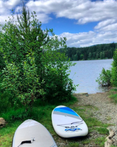 Out of the office and onto the paddle board