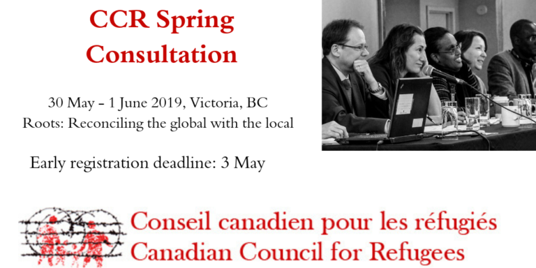 CCR Spring Consultation