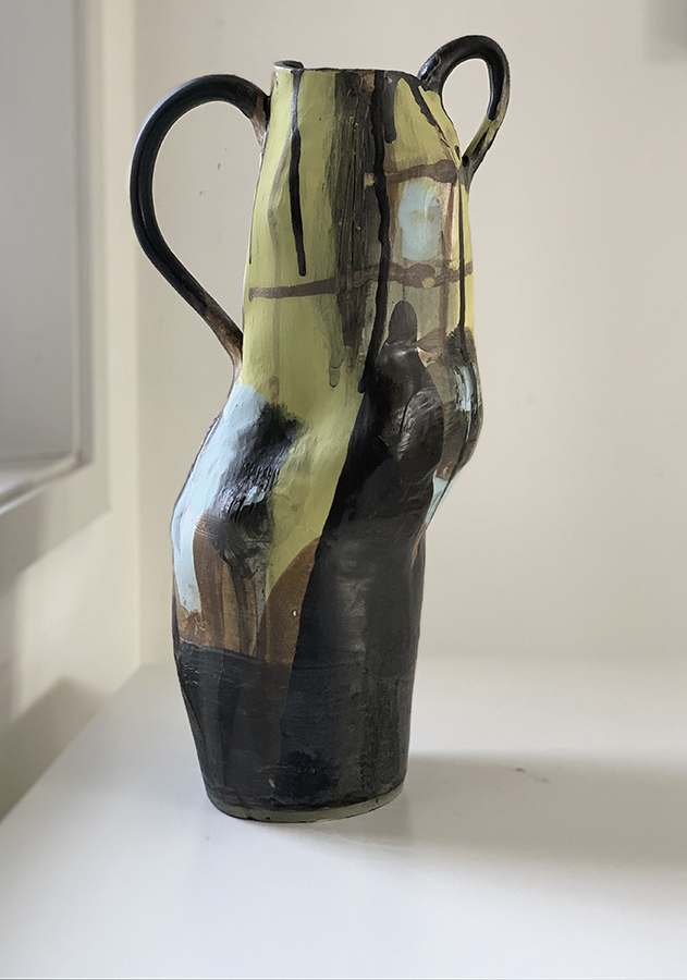 Tall Pottery Vase (22S)
