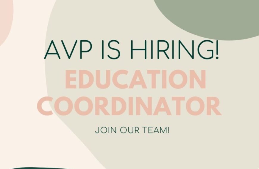 were searching for a new education coordinator