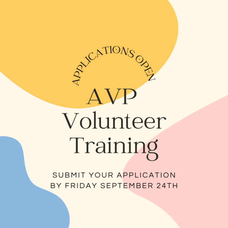 Applications for Volunteer Training are OPEN!
