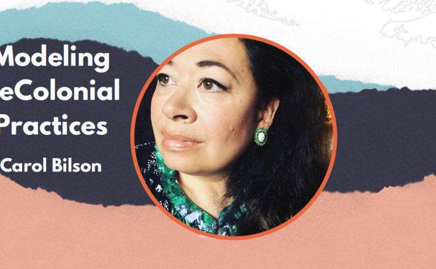 Modeling decolonial practices with carolyn bison.