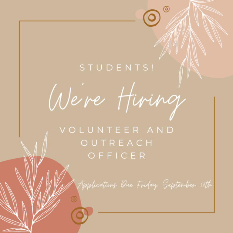 We’re Hiring a New Volunteer Officer!