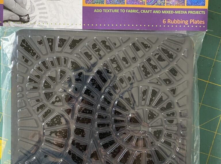 A package of a stencil with a design on it.
