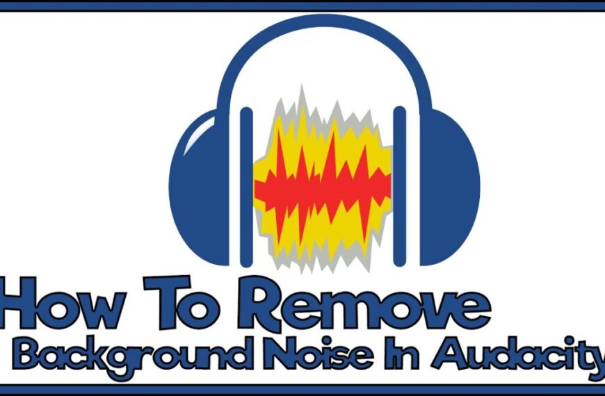 How to remove background noise in audacy.