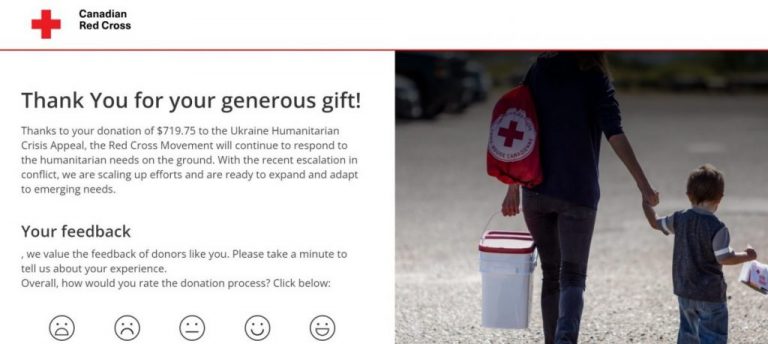 $719.74 raised for Red Cross Ukraine Humanitarian Crisis Appeal