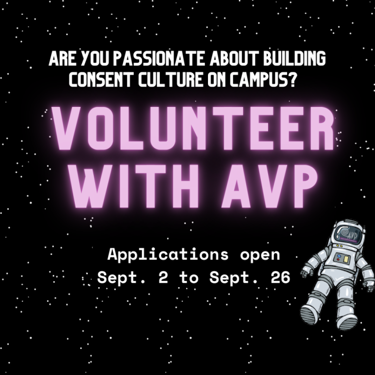AVP Volunteer Training Applications are OPEN!
