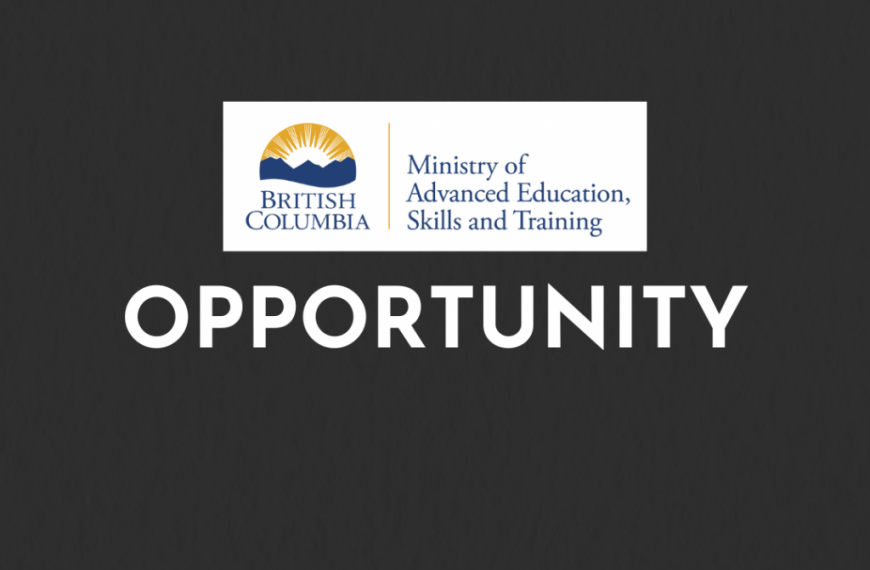 The logo for the ministry of advanced education and training opportunity.