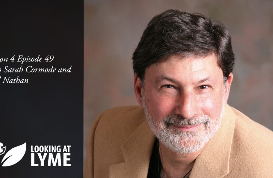 A man with a beard and a beard with the words looking lyme.