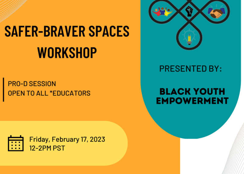 A flyer for a black youth empowerment workshop.