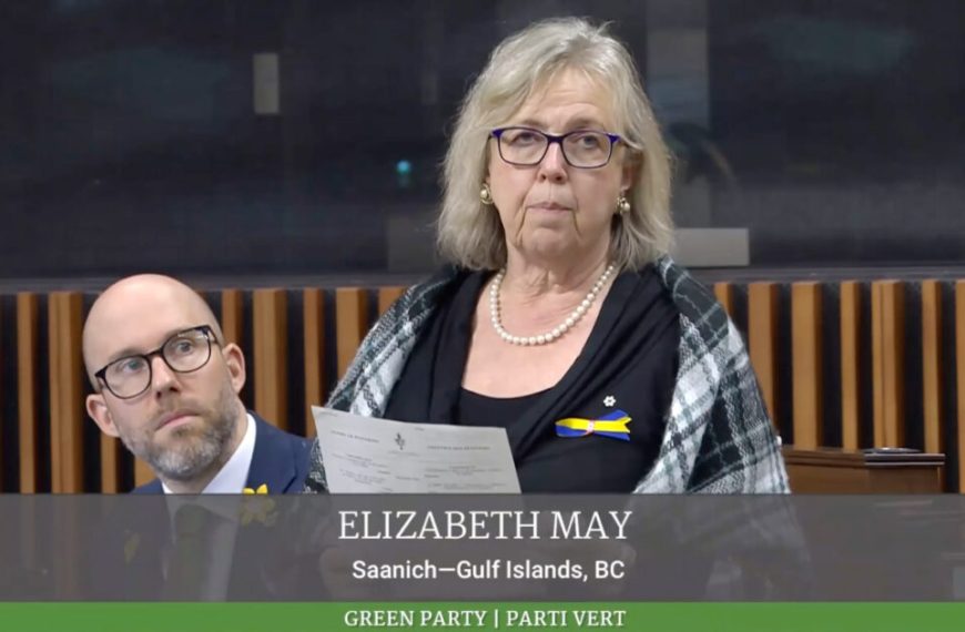 Elizabeth may speaking in front of a group of people.