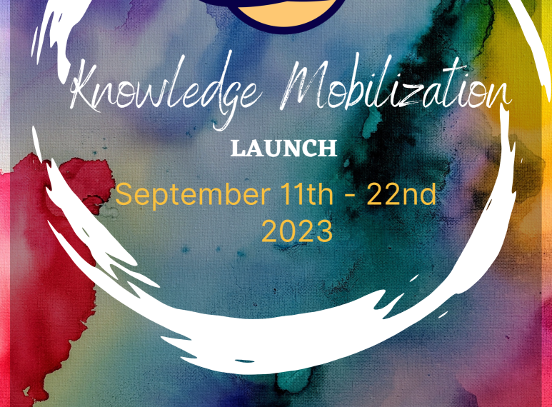 A poster for the project project knowledge mobilization launch.