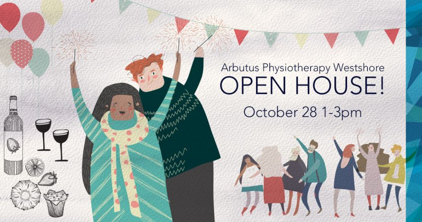 A poster for the open house.