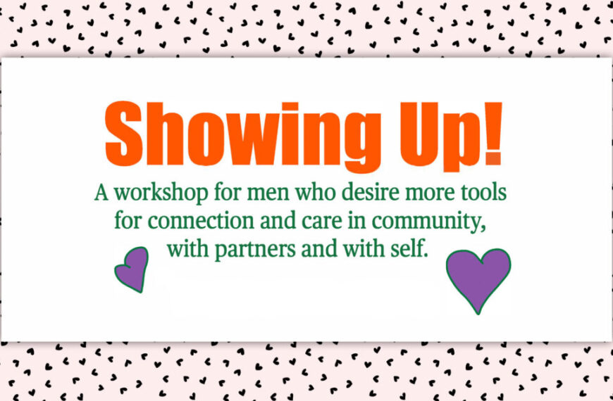 Hosting a workshop for men focused on designing tools for connection and community.