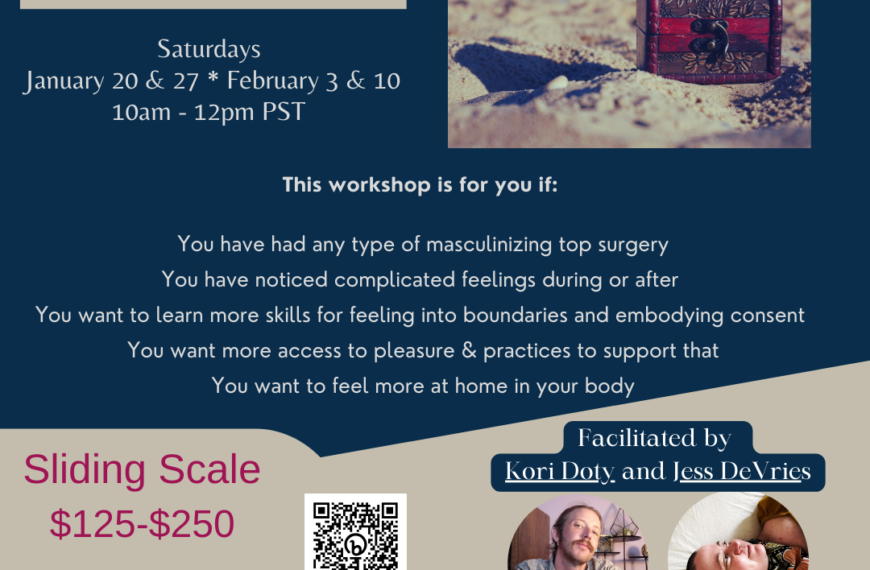 Fresh Pleasure Chest Workshop - January Flyer