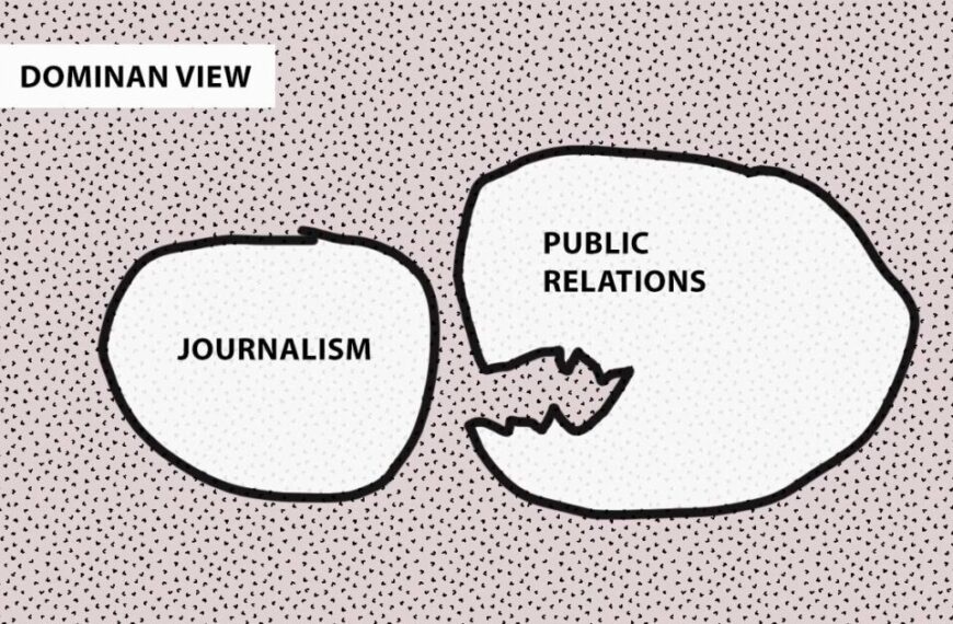 Journalistic approach to public relations.