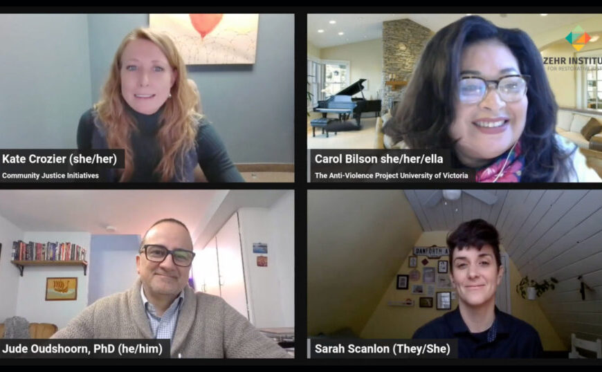 Webinar team-up: Supporting Accountability in Individuals who have Caused Harm
