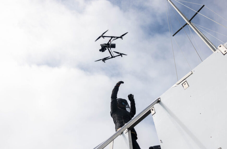Using drones to study killer whale health