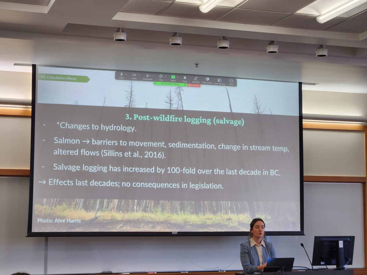 Raincoast presents at the Public Interest Environmental Law Conference