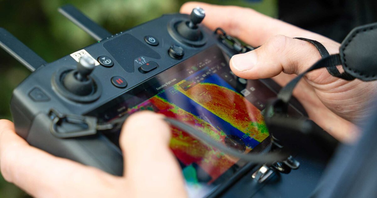 We’re using drones to find salmon cooling centres