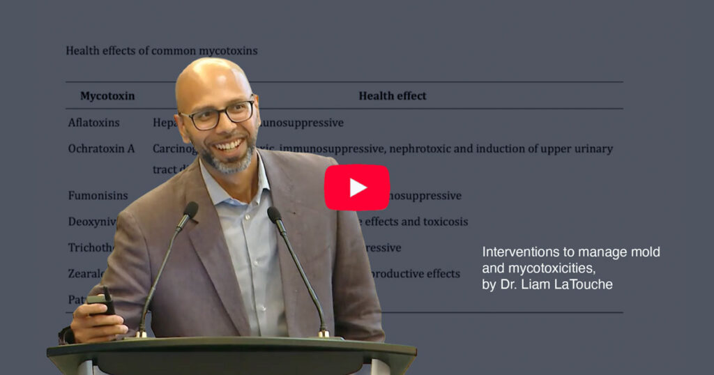 Interventions to manage mold and mycotoxicities