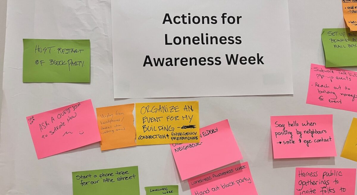 Real ideas for building connection: What connectors are doing for Loneliness Awareness Week