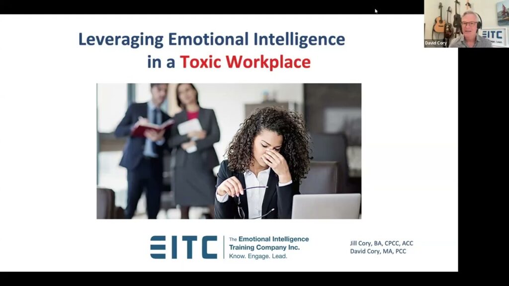 Webinar recording: Leveraging emotional intelligence in a toxic workplace