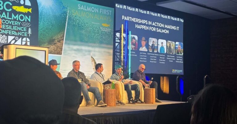 Raincoasters present at Pacific Salmon Foundation’s BC Salmon Recovery and Resilience Conference