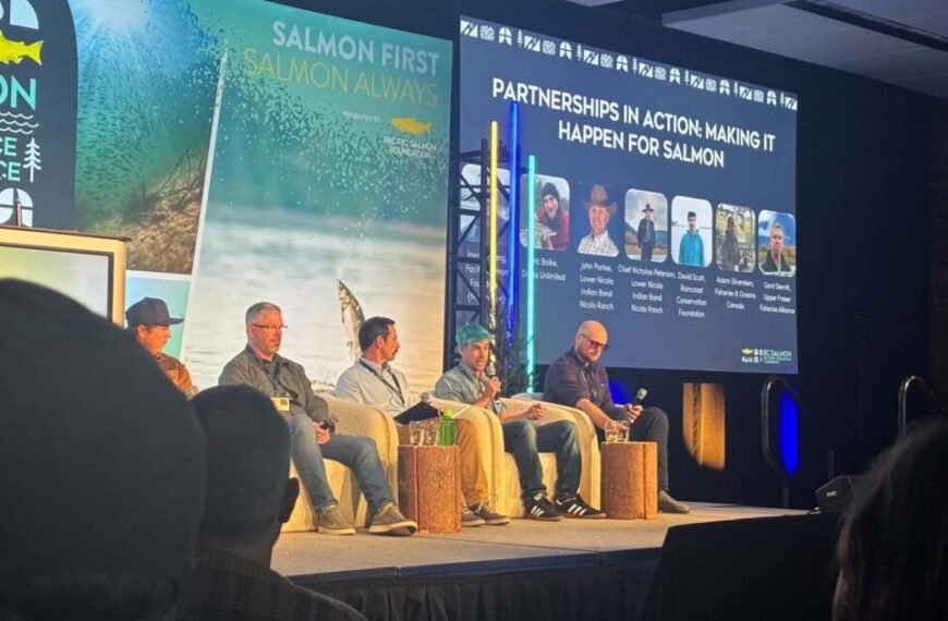 Raincoasters present at Pacific Salmon Foundation’s BC Salmon Recovery and Resilience Conference